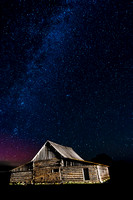 Teton Barn Under a Million Stars